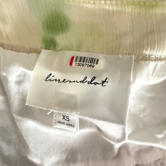 Line & Dot Green Tie-Dye Maxi Dress XS - Picture 3 of 10